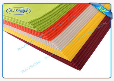 45 Gram Kolorowy Jednorazowy Non Woven Tablecloth Eco Friendly
