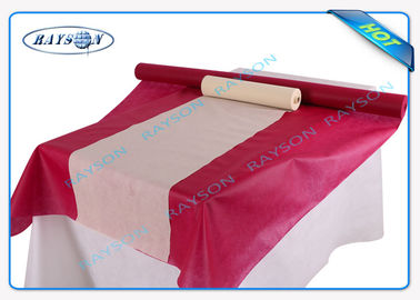 Kolorowy Jednorazowy PP Non Woven Tablecloth dla Restauracji, Użytkowania Domowego lub Sprzedaż Detaliczna
