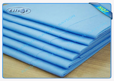 Biało-niebieska włóknina PP z włókniny medycznej Laminowana folia PE do produktów szpitalnych