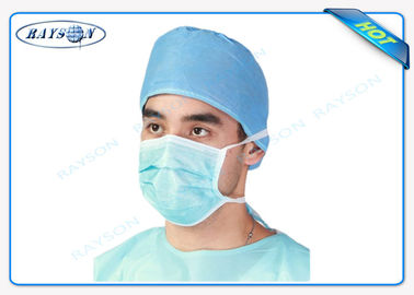 Zastosowanie chirurgiczne Medyczna włóknina na jednorazową maskę z zabawną twarzą