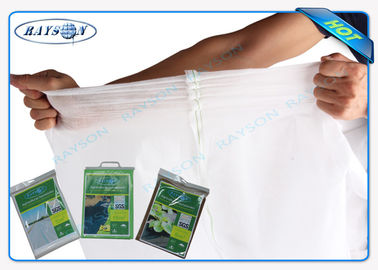 Dodatkowa szerokość Weed Block Non Woven Landscape Fabric Packing with Bag / White / Black Color With UV Protection