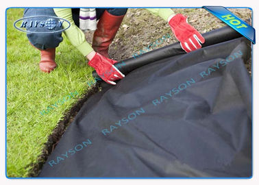 Enviro Anti UV Polypropylen Garden Weed Control Fabric / Mat for LandscapeAgriculture Non Woven Cover