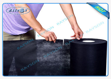 1.5OZ Czarny perforowany polipropylen Spunbond Non Woven Fabric Do ochrony kurzu