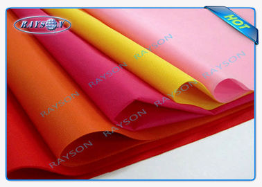 Niebieski / Różowy / żółty PP Non Woven Tablecloth, Spunbond Nonwoven Fabric Pakowanie Kwiatów