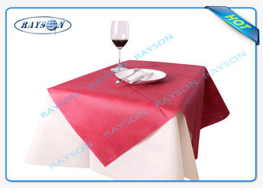 Nosić Odporny Pp Spunbond Non Woven Tablecloth Customized Rozmiar