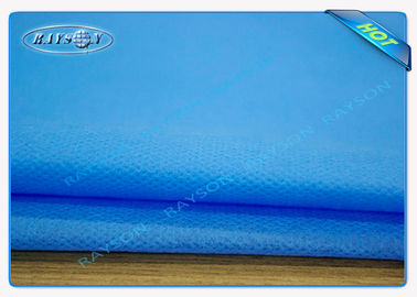 Niebieski SMS Non Woven Medyczny Tkanina Dla Chirurgicznych Gowns / Operacyjny Ręcznik